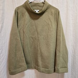 J. Jill Sage Turtleneck Sweater